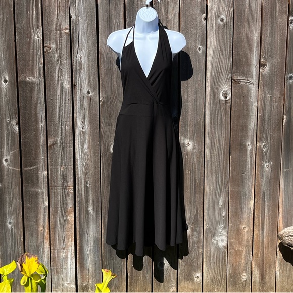 Free Press black halter dress size large - Picture 9 of 17